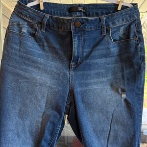 1822 Denim Dark Blue Straight Leg Jeans